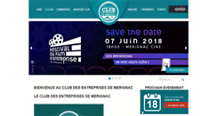 Desktop Screenshot of club-entreprises-merignac.com